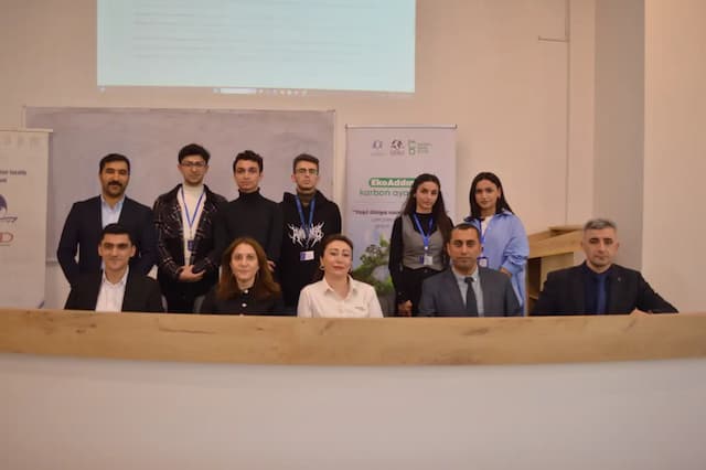 “Ekoaddımlar: karbon ayaq izlərimiz” layihəsinin təlimi baş tutmuşdur