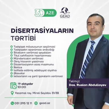 Dissertasiyaların tərtibi
